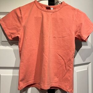 NWT Jungmaven Organic Cotton Hemp Natural Tiny Tee Small Womens Pink Coral